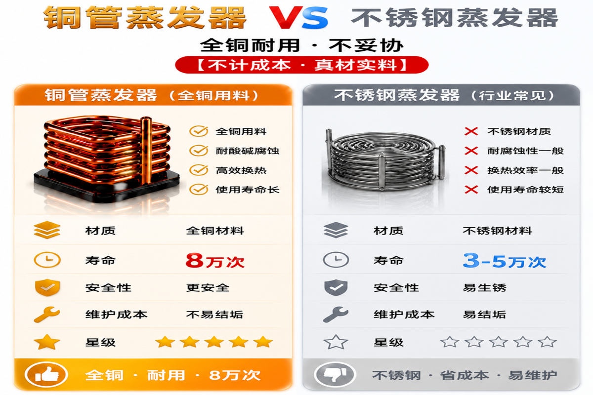 简伯L1-3F商用可乐机铜管vs不锈钢