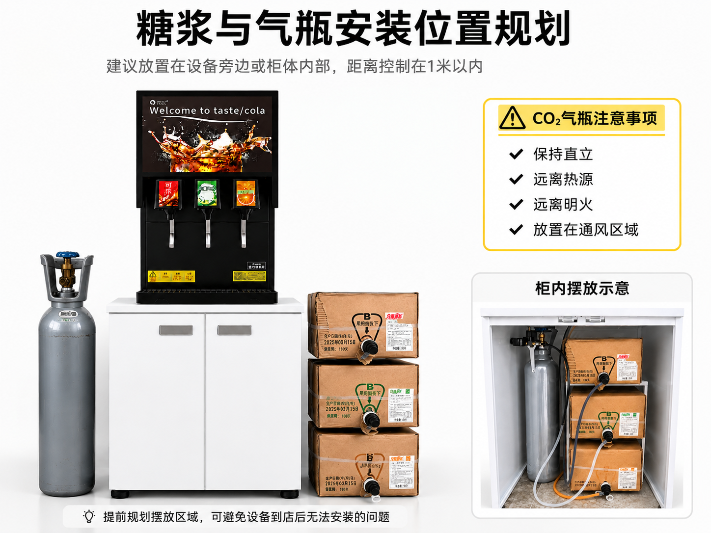 元饮可乐机配套糖浆气瓶