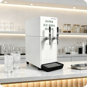 Sparkling water machine